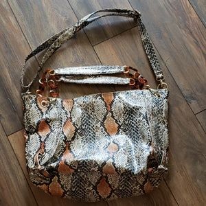 Awesome Big Buddha animal print tote